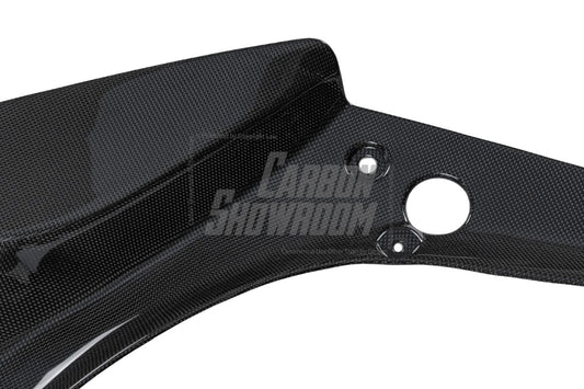 Ferrari 488 GTB & Spider 2016 2017 2018 2019 2020 with Aftermarket Parts - OEM 1:1 Style Replacement Front Trunk Side Panels Dry Pre-preg Carbon Fiber from Aero Republic