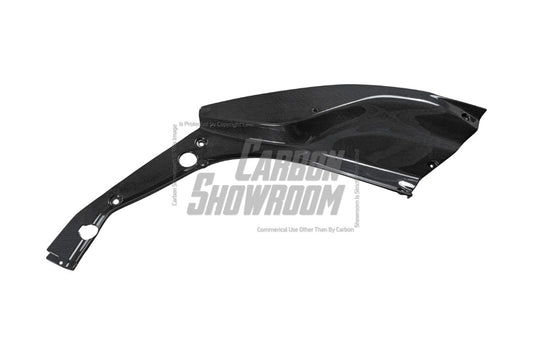 Ferrari 488 GTB & Spider 2016 2017 2018 2019 2020 with Aftermarket Parts - OEM 1:1 Style Replacement Front Trunk Side Panels Dry Pre-preg Carbon Fiber from Aero Republic