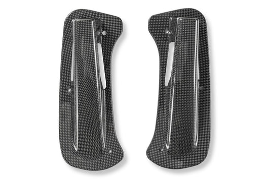 Ferrari SF90 Stradale & Spider 2021 2022 2023 2024 2025 with Aftermarket Parts - OEM 1:1 Style Replacement Engine Bay Cooling Duct Trim Dry Pre-preg Carbon Fiber from Aero Republic