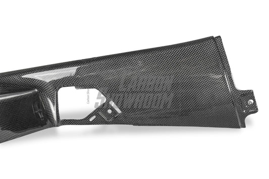 Ferrari SF90 Stradale & Spider 2021 2022 2023 2024 2025 with Aftermarket Parts - OEM 1:1 Style Replacement Engine Bay Panel Dry Pre-preg Carbon Fiber from Aero Republic