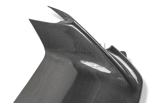 Ferrari SF90 Stradale & Spider 2021 2022 2023 2024 2025 with Aftermarket Parts - OEM 1:1 Style Replacement Front Center Intake Trim Pre-preg Carbon Fiber from Aero Republic