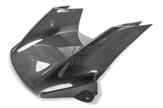 Ferrari SF90 Stradale & Spider 2021 2022 2023 2024 2025 with Aftermarket Parts - OEM 1:1 Style Replacement Front Center Intake Trim Pre-preg Carbon Fiber from Aero Republic