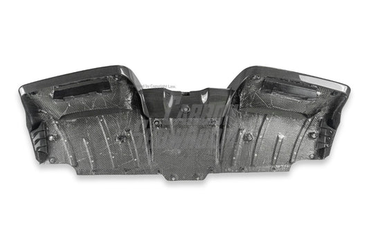 Ferrari SF90 Stradale & Spider 2021 2022 2023 2024 2025 with Aftermarket Parts - OEM 1:1 Style Replacement Rear Diffuser Pre-preg Carbon Fiber from Aero Republic