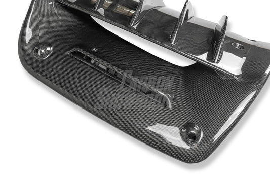 Ferrari SF90 Stradale & Spider 2021 2022 2023 2024 2025 with Aftermarket Parts - OEM 1:1 Style Replacement Rear Diffuser Pre-preg Carbon Fiber from Aero Republic