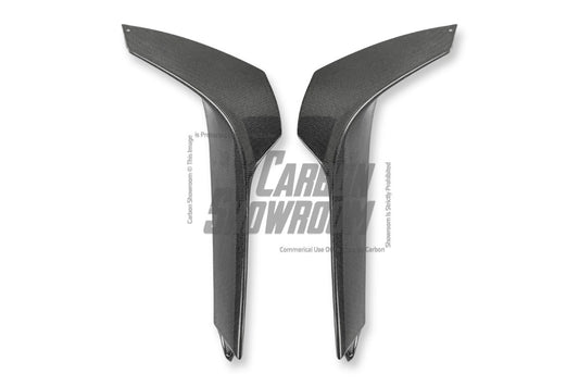 Ferrari SF90 Stradale & Spider 2021 2022 2023 2024 2025 with Aftermarket Parts - OEM 1:1 Style Air Vent Covers Dry Pre-preg Carbon Fiber from Aero Republic