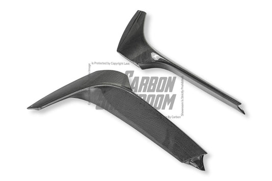 Ferrari SF90 Stradale & Spider 2021 2022 2023 2024 2025 with Aftermarket Parts - OEM 1:1 Style Air Vent Covers Dry Pre-preg Carbon Fiber from Aero Republic