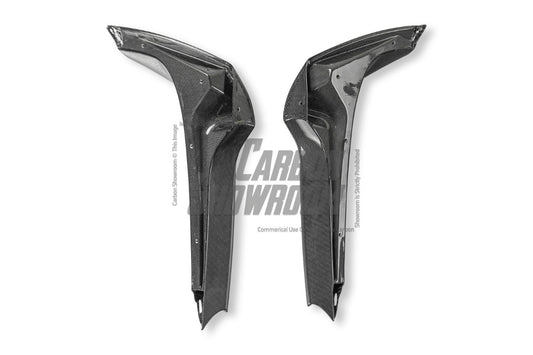 Ferrari SF90 Stradale & Spider 2021 2022 2023 2024 2025 with Aftermarket Parts - OEM 1:1 Style Air Vent Covers Dry Pre-preg Carbon Fiber from Aero Republic