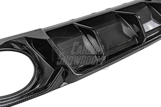 Audi RS3 8Y 2022 2023 2024 with Aftermarket Parts - V1 Rear Diffuser & Canards Pre-preg Carbon Fiber from Future Design