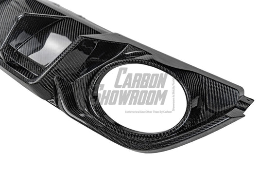 Audi RS3 8Y 2022 2023 2024 with Aftermarket Parts - V1 Rear Diffuser & Canards Pre-preg Carbon Fiber from Future Design