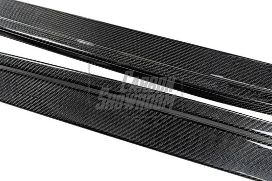 Audi RS3 8Y 2022 2023 2024 with Aftermarket Parts - V1 Side Skirts Pre-preg Carbon Fiber from Future Design