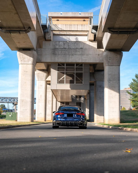 Future Design Carbon Fiber REAR DIFFUSER & REAR CANARDS - "Blaze kit" for Audi RS5 B9.5 2020+ - Performance SpeedShop