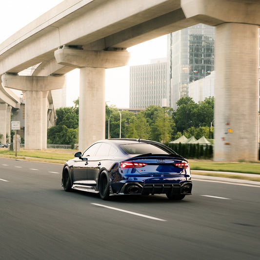Future Design Carbon Fiber REAR DIFFUSER & REAR CANARDS - "Blaze kit" for Audi RS5 B9.5 2020+ - Performance SpeedShop