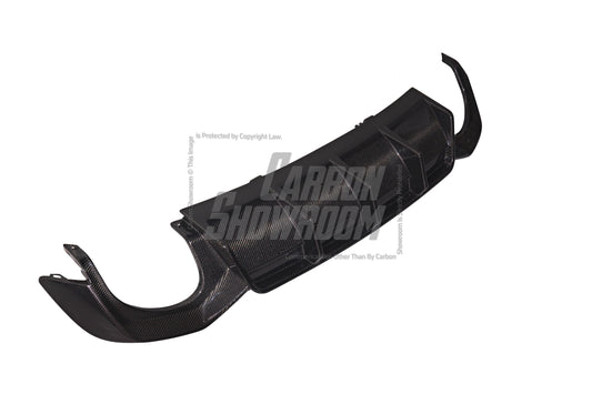 Future Design Carbon Fiber REAR DIFFUSER & REAR CANARDS - "Blaze kit" for Audi RS5 B9 2017-2019 - Performance SpeedShop