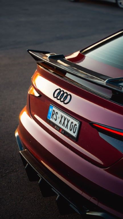 Future Design Carbon Fiber REAR DIFFUSER & REAR CANARDS - "Blaze kit" for Audi RS5 B9 2017-2019 - Performance SpeedShop