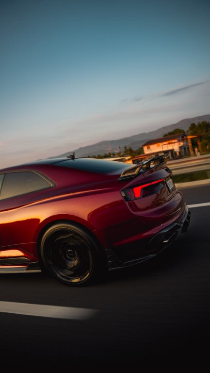 Future Design Carbon Fiber REAR DIFFUSER & REAR CANARDS - "Blaze kit" for Audi RS5 B9 2017-2019 - Performance SpeedShop