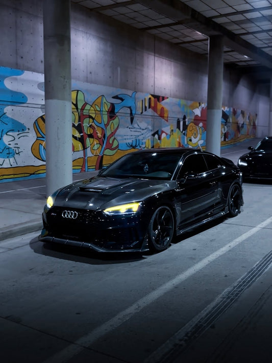 Future Design Carbon Fiber SIDE SKIRTS - "Blaze kit" for Audi RS5 B9 2 Door 2017-2019 - Performance SpeedShop