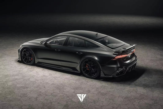 Audi RS7 C7 2014 2015 2016 2017 2018 with Aftermarket Parts - Rear Wing Spoiler Carbon Fiber / FRP from Future Design
