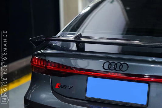 Audi RS7 C7 2014 2015 2016 2017 2018 with Aftermarket Parts - Rear Wing Spoiler Carbon Fiber / FRP from Future Design
