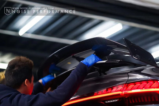 Audi RS7 C7 2014 2015 2016 2017 2018 with Aftermarket Parts - Rear Wing Spoiler Carbon Fiber / FRP from Future Design