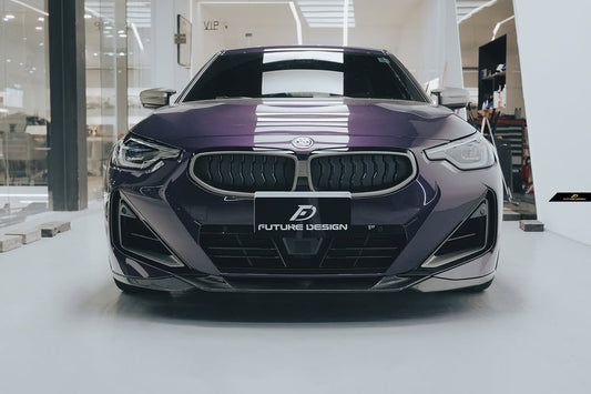 Future Design FD Carbon Fiber FRONT SPLITTER for 2 Series G42 230i M240i 2022-ON - Performance SpeedShop