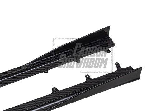 Future Design FD Carbon Fiber SIDE SKIRTS for 2 Series G42 230i M240i 2022-ON - Performance SpeedShop