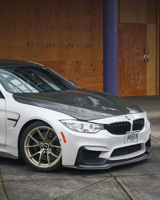 Future Design Carbon Lower Front Vent Cover Carbon Fiber for BMW F80 F82 F83 M3 M4 - Performance SpeedShop