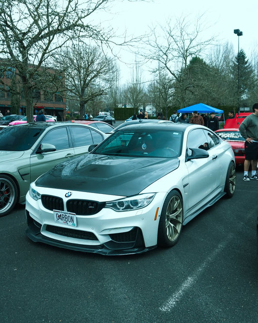 Future Design Carbon Lower Front Vent Cover Carbon Fiber for BMW F80 F82 F83 M3 M4 - Performance SpeedShop