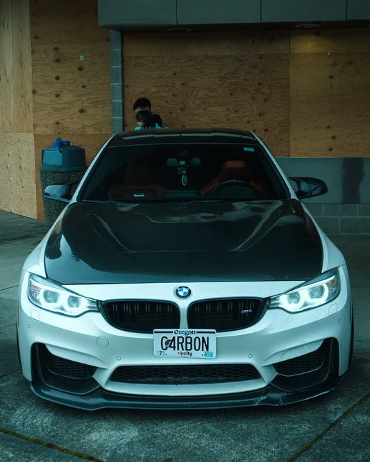 Future Design Carbon Lower Front Vent Cover Carbon Fiber for BMW F80 F82 F83 M3 M4 - Performance SpeedShop