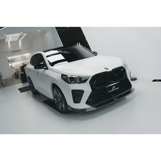 BMW X2 IX2 M35i sDrive28i xDrive28i U10 (with M-Sport bumper) 2024-ON with Aftermarket Parts - Side Skirts Dry Pre-preg Carbon Fiber / FRP from Future Design