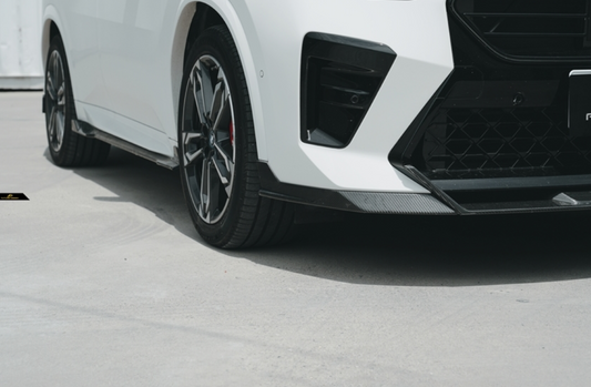 BMW X2 IX2 M35i sDrive28i xDrive28i U10 (with M-Sport bumper) 2024-ON with Aftermarket Parts - Side Skirts Pre-preg Carbon Fiber / FRP from Future Design