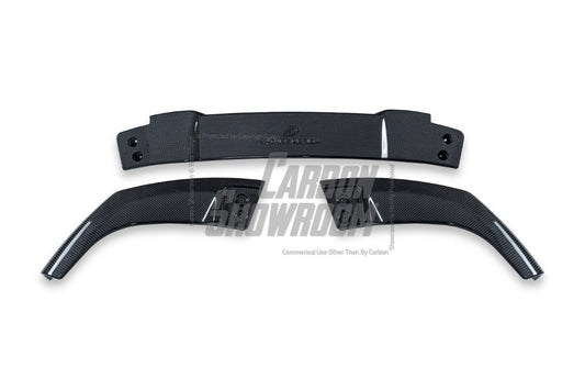 Future Design FD Carbon Fiber FRONT LIP SPLITTER for BMW X4 G02 2022-ON M40i LCI - Performance SpeedShop