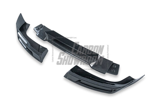 Future Design FD Carbon Fiber FRONT LIP SPLITTER for BMW X4 G02 2022-ON M40i LCI - Performance SpeedShop