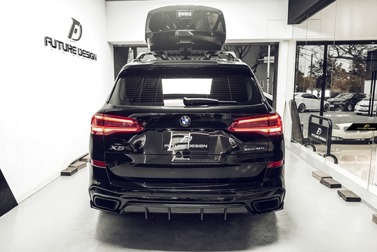 Future Design FD Carbon Fiber REAR DIFFUSER for BMW X5 G05 2019-ON - Performance SpeedShop