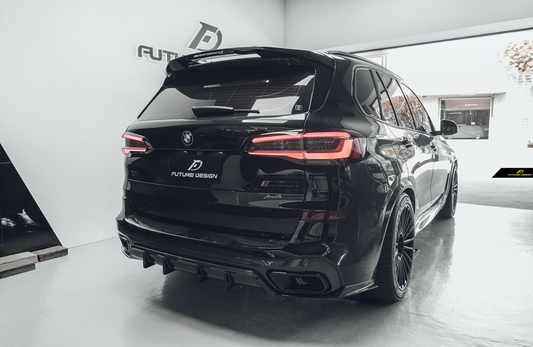 Future Design FD Carbon Fiber REAR DIFFUSER for BMW X5 G05 2019-ON - Performance SpeedShop