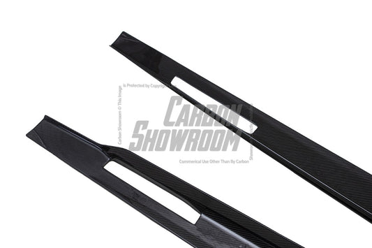BMW X6 M60I M50I xDrive40i G06 (Fits Pre-LCI& LCI) 2020 2021 2022 2023 2024 & X6M X6MC F96 (Fits Pre-LCI& LCI) 2020 2021 2022 2023 2024 with Aftermarket Parts - Side Skirts Carbon Fiber / FRP from Future Design