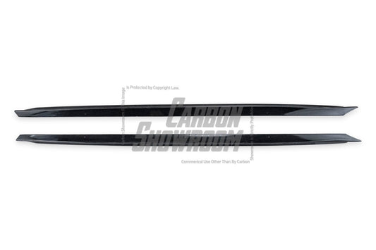 BMW M6 F06 F12 F13 2013 2014 2015 2016 2017 2018 2019 with Aftermarket Parts - 3D Style Side Skirts Carbon Fiber / FRP