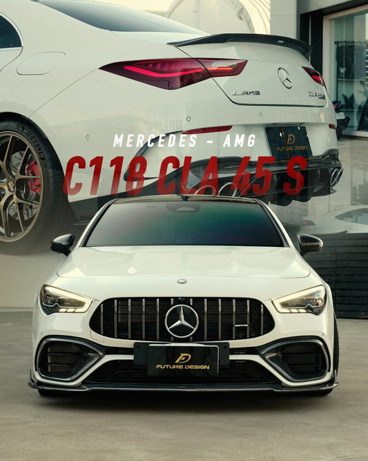 Future Design Carbon ABS Front Grill GT Style 2020-ON C118 CLA250 CLA35