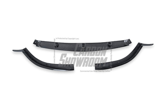 Mercedes Benz C-Class C63S C63 AMG W205 Coupe Convertible (suitable for both pre-facelift and facelift) 2015 2016 2017 2018 2019 2020 2021 2022 2023 with Aftermarket Parts - ED1 Front Lip Carbon Fiber / FRP