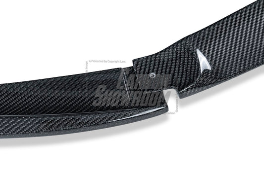 Mercedes Benz C-Class C63S C63 AMG W205 Coupe Convertible (suitable for both pre-facelift and facelift) 2015 2016 2017 2018 2019 2020 2021 2022 2023 with Aftermarket Parts - ED1 Front Lip Carbon Fiber / FRP