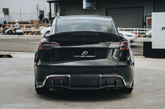 Future Design Carbon Fiber FD V2 REAR SPOILER for Tesla Model Y / Performance