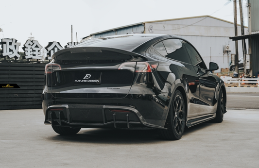 Future Design Carbon Fiber FD V2 REAR SPOILER for Tesla Model Y / Performance