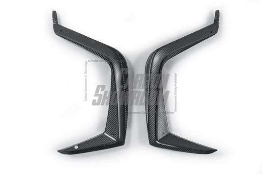 Future Design Carbon Fiber FRONT GRILL SIDE OVERLAY TRIM - "Blaze kit" for Audi RS5 B9.5 2020-2022 - Performance SpeedShop