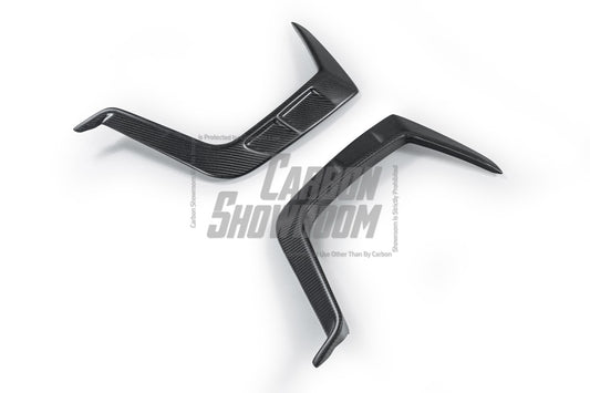 Future Design Carbon Fiber FRONT GRILL SIDE OVERLAY TRIM - "Blaze kit" for Audi RS5 B9.5 2020-2022 - Performance SpeedShop