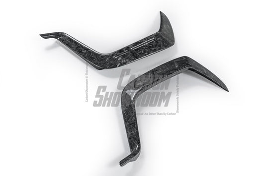 Future Design Carbon Fiber FRONT GRILL SIDE OVERLAY TRIM - "Blaze kit" for Audi RS5 B9 2017-2019 - Performance SpeedShop