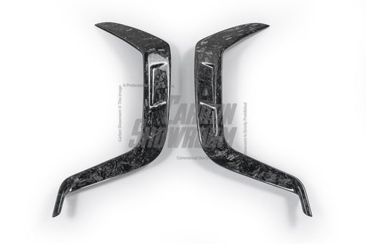 Future Design Carbon Fiber FRONT GRILL SIDE OVERLAY TRIM - "Blaze kit" for Audi RS5 B9 2017-2019 - Performance SpeedShop
