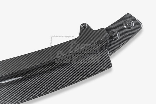 Future Design Carbon Fiber FRONT LIP SPLITTER for Audi e-Tron GT 2021-ON - Performance SpeedShop