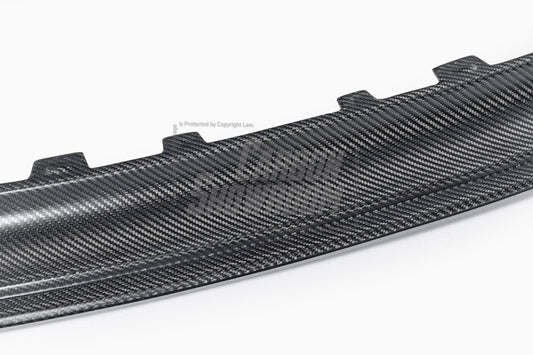 Future Design Carbon Fiber FRONT LIP SPLITTER for Porsche 992 Carrera & 4 & S & 4S - Performance SpeedShop