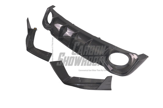 Future Design Carbon Fiber REAR DIFFUSER & REAR CANARDS - "Blaze kit" for Audi RS5 B9.5 2020+ - Performance SpeedShop