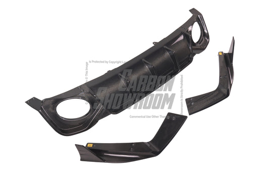 Future Design Carbon Fiber REAR DIFFUSER & REAR CANARDS - "Blaze kit" for Audi RS5 B9.5 2020+ - Performance SpeedShop