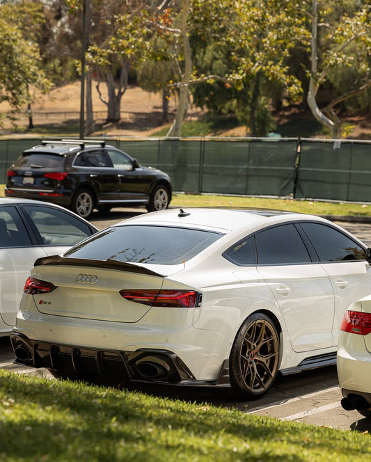 Future Design Carbon Fiber REAR DIFFUSER & REAR CANARDS - "Blaze kit" for Audi RS5 B9.5 2020-2022 - Performance SpeedShop